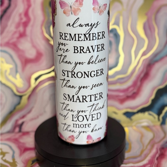 Inspirational Quote Tumbler - Picture 1 of 1